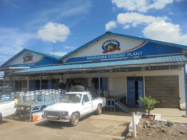 Nyala Dairy cooling plant in Ndaragwa, one of the field operations supported by Trimline systems